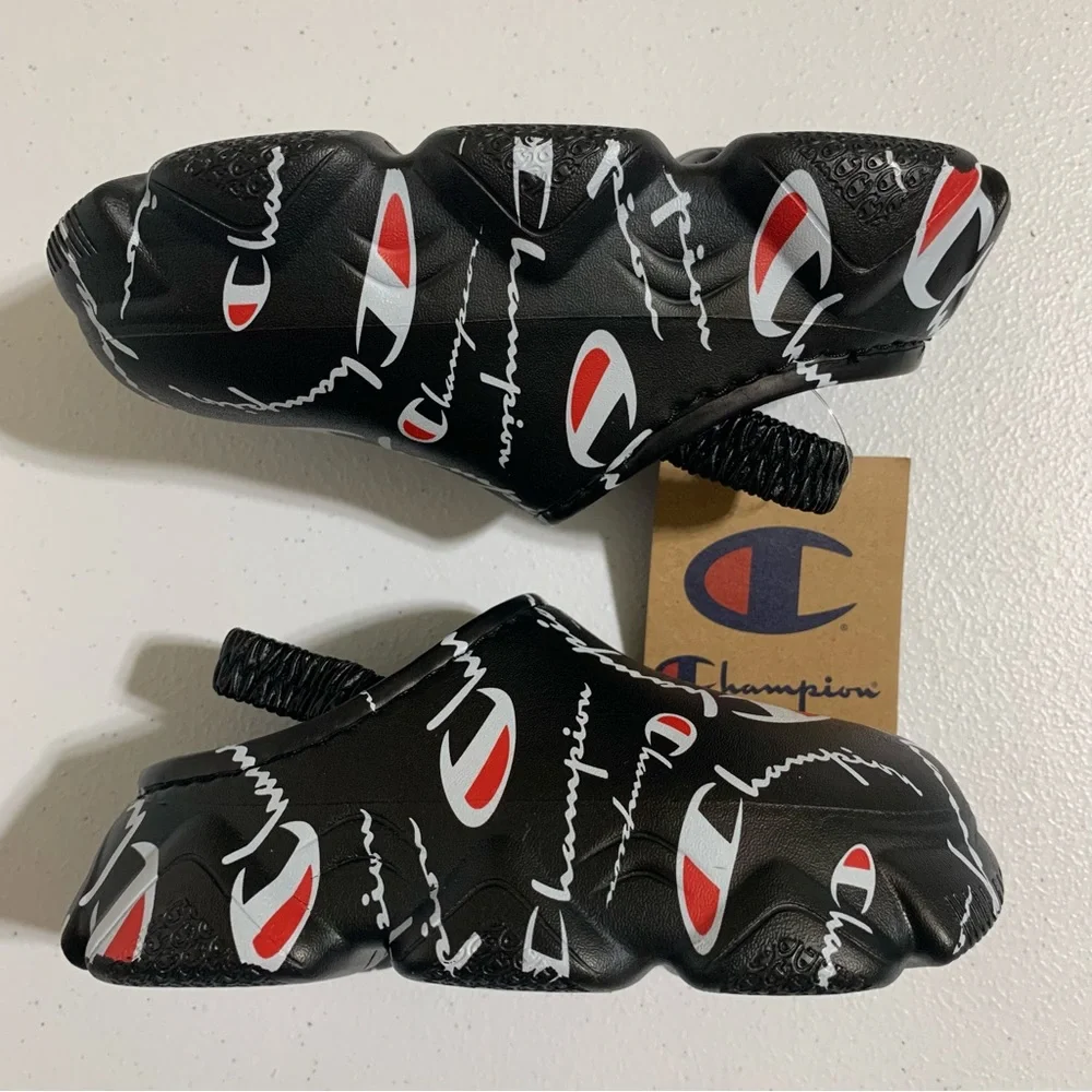 Champion Super Meloso Warped Clog Shoes-Size 10 Toddler NWT